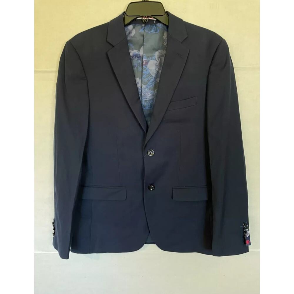 SOUL OF LONDON SUIT JACKET MENS‎ SIZE 34R NAVY BLUE NEW
